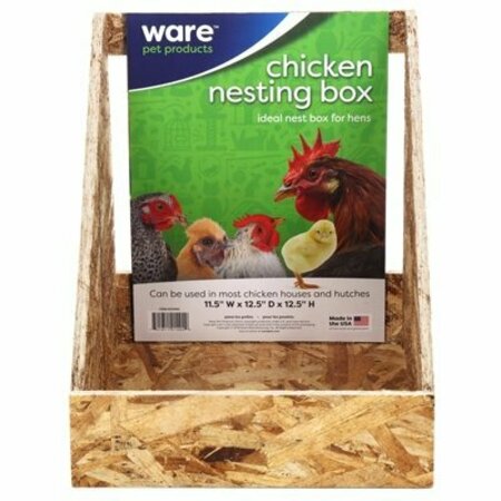 WARE MFG Chicken Wooden Nesting Box 01492